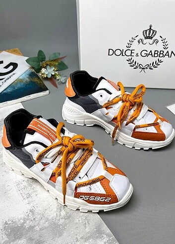37 Beden turuncu Renk Dolce Gabbana kadın spor ayakkabı 