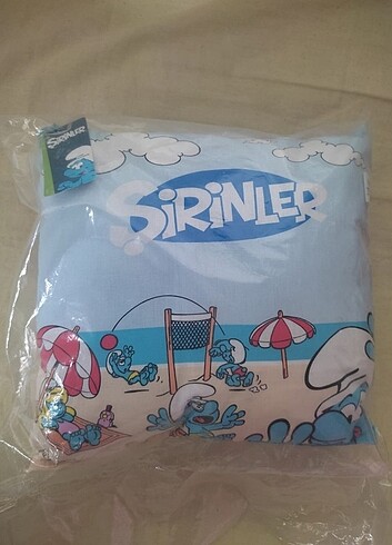 Şirinler yastık 