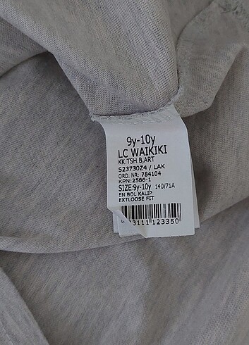 9 Yaş Beden Lcwikiki erkek cocuk thishirt
