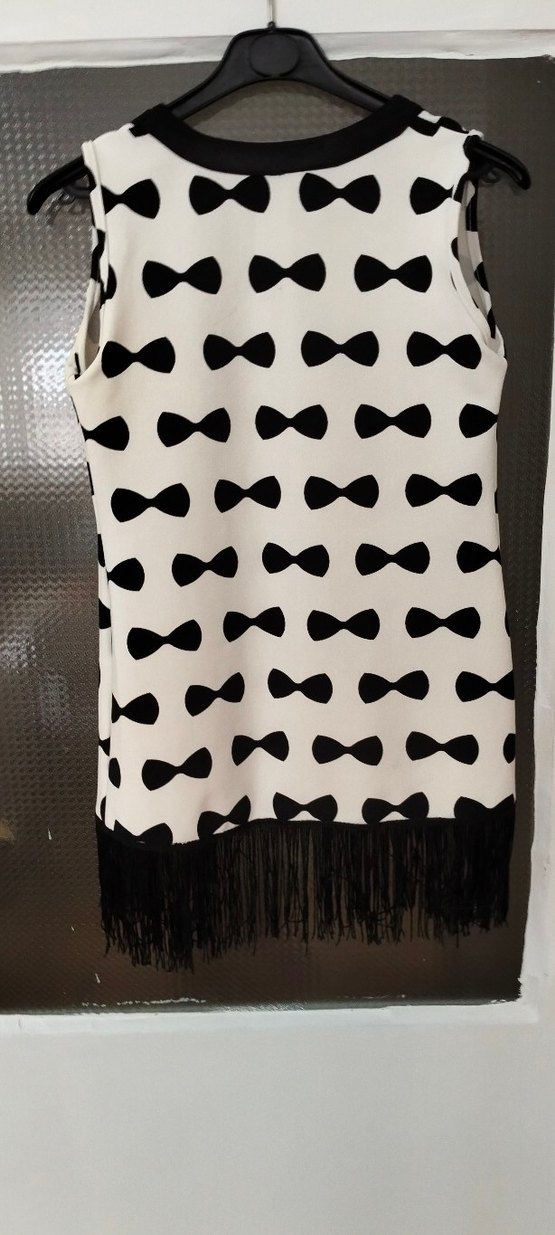 Fiyonklu Uzun Bohem Kadın Yelek - Görsel 3