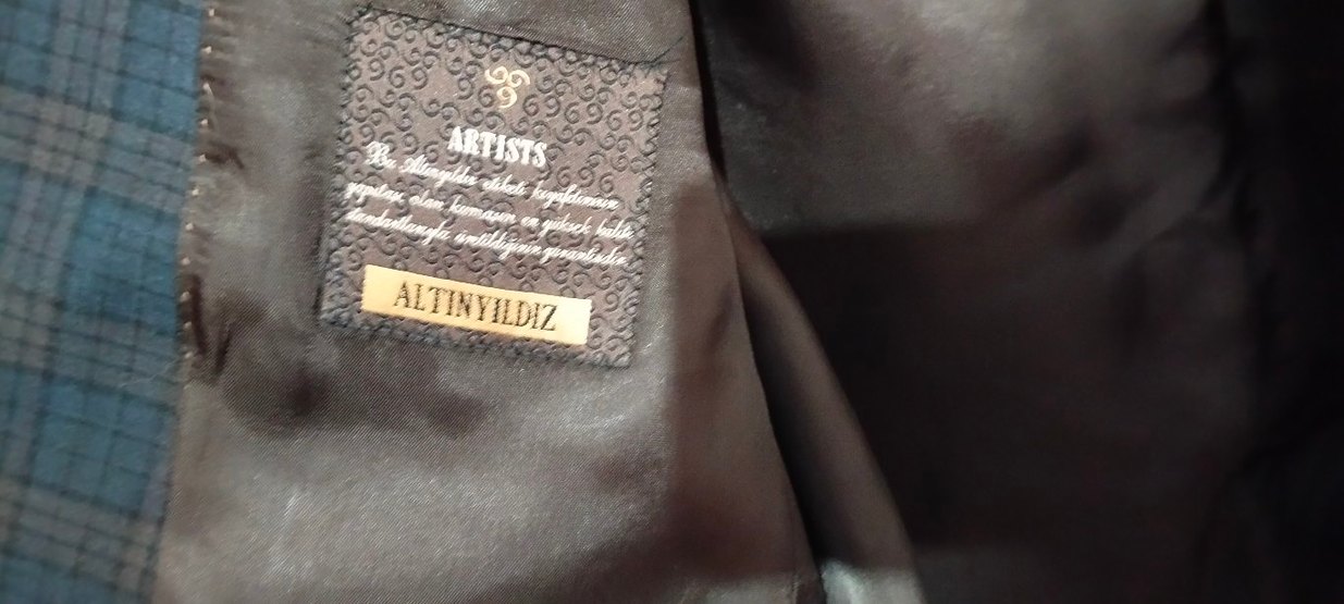 Kahverengi Ekose Desenli Erkek çeket - Görsel 5