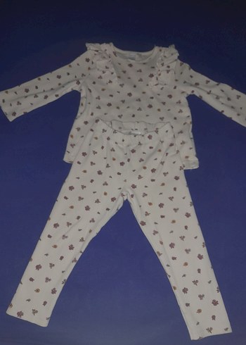 LCW Baby Gri Baskılı Bebek pjama takımı - Görsel 6