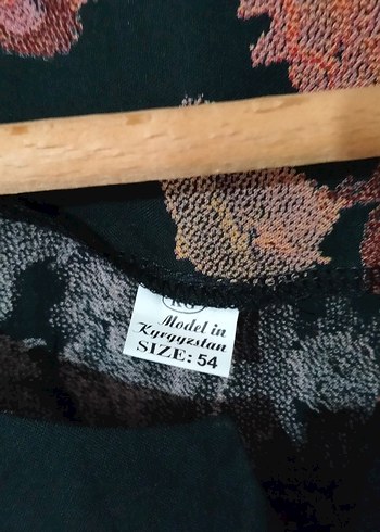 Çiçek Desenli Uzun Bohem Elbise 54 beden - Görsel 2