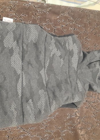 Kapüşonlu Fermuarlı Erkek Çocuk Gri Yelek - Görsel 5