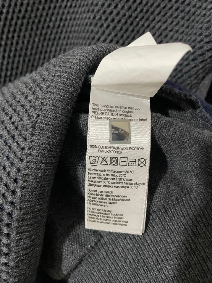 Pierre cardin orijinal pamuk kazak - Görsel 3