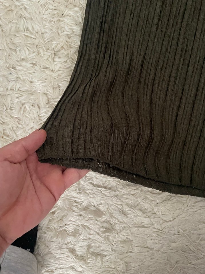 Kadın Bohem Pilili Uzun Etek - Görsel 3