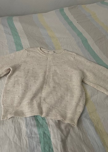 Gri Kadın Triko Bisiklet Yaka Uzun Kollu Kazak - Görsel 3