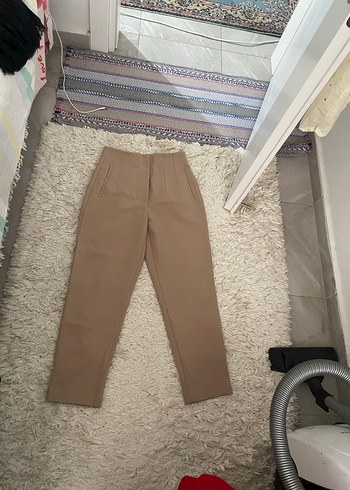 Bej Kadın Kumaş Pantolon - Görsel 3