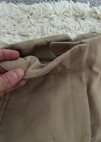 Bej Kadın Kumaş Pantolon - Görsel 4