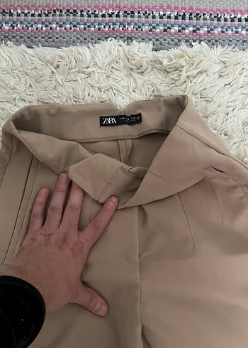 Bej Kadın Kumaş Pantolon - Görsel 6