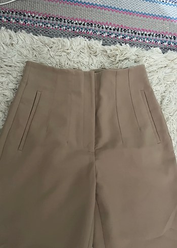 Bej Kadın Kumaş Pantolon - Görsel 2