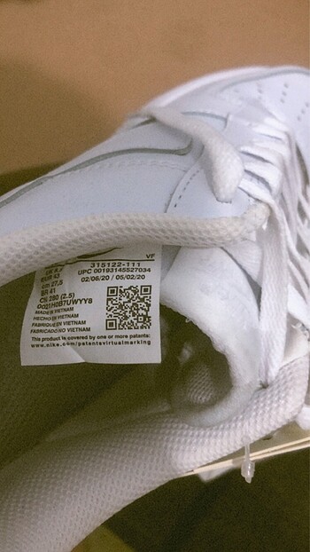 diğer Beden beyaz Renk Orjinal Nike air force (43)