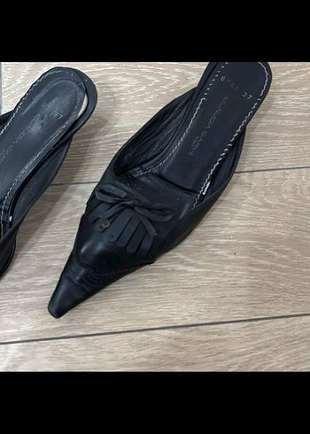 Siyah Kadın Stiletto Ofis Ayakkabısı - Görsel 2