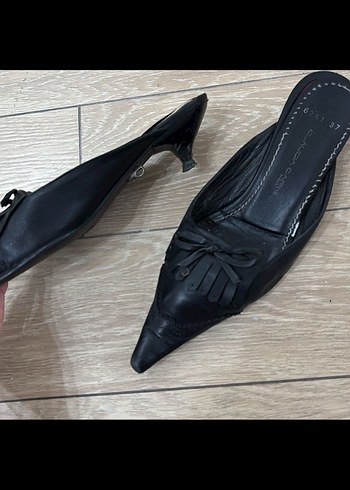 Siyah Kadın Stiletto Ofis Ayakkabısı - Görsel 3