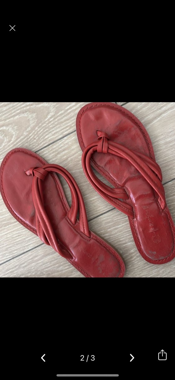 Kırmızı Bohem Stiletto Topuklu Kadın Sandalet - Görsel 2