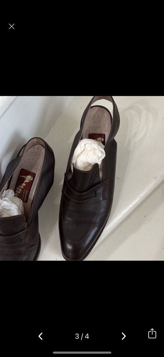 Kahverengi Deri Klasik Tokalı Kadın Topuklu Ayakkabı - Görsel 3