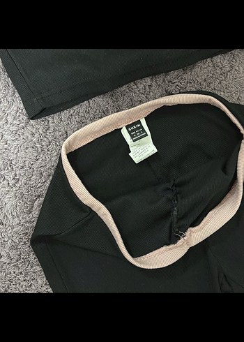 Siyah V Yaka Kadın Spor Takım - Görsel 5