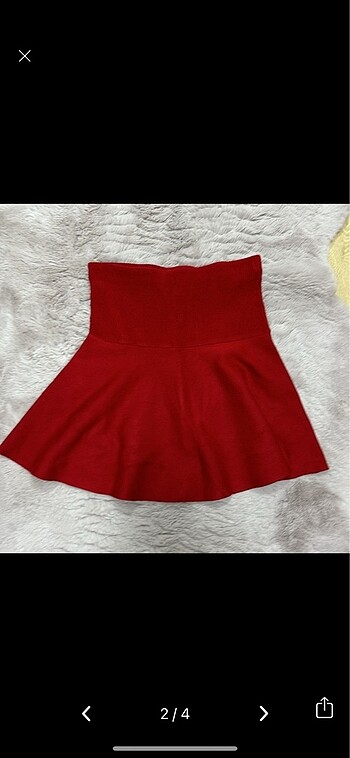 Zara Zara mini kırmızı etek