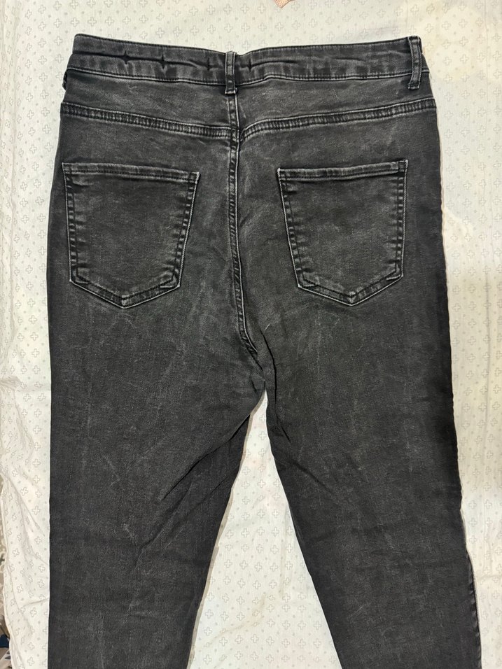 Siyah Kadın Denim Dar Kesim Jean - Görsel 3