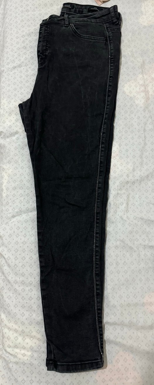 Siyah Kadın Denim Dar Kesim Jean - Görsel 2