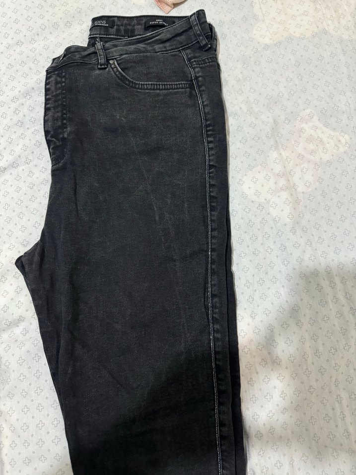 Siyah Kadın Denim Dar Kesim Jean - Görsel 5