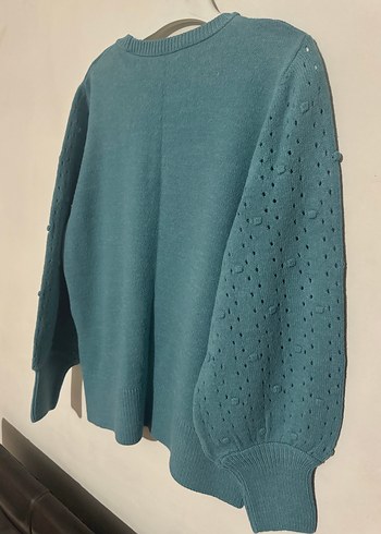 LCW bisiklet yaka oversize triko kadın kazak - Görsel 3