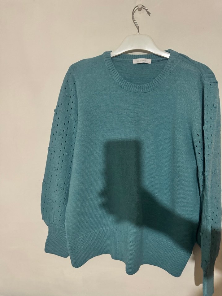 LCW bisiklet yaka oversize triko kadın kazak - Görsel 5