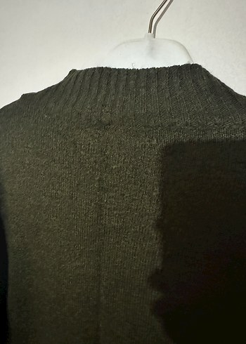 Gri Nakış detaylı Kadın Triko Kazak - Görsel 4