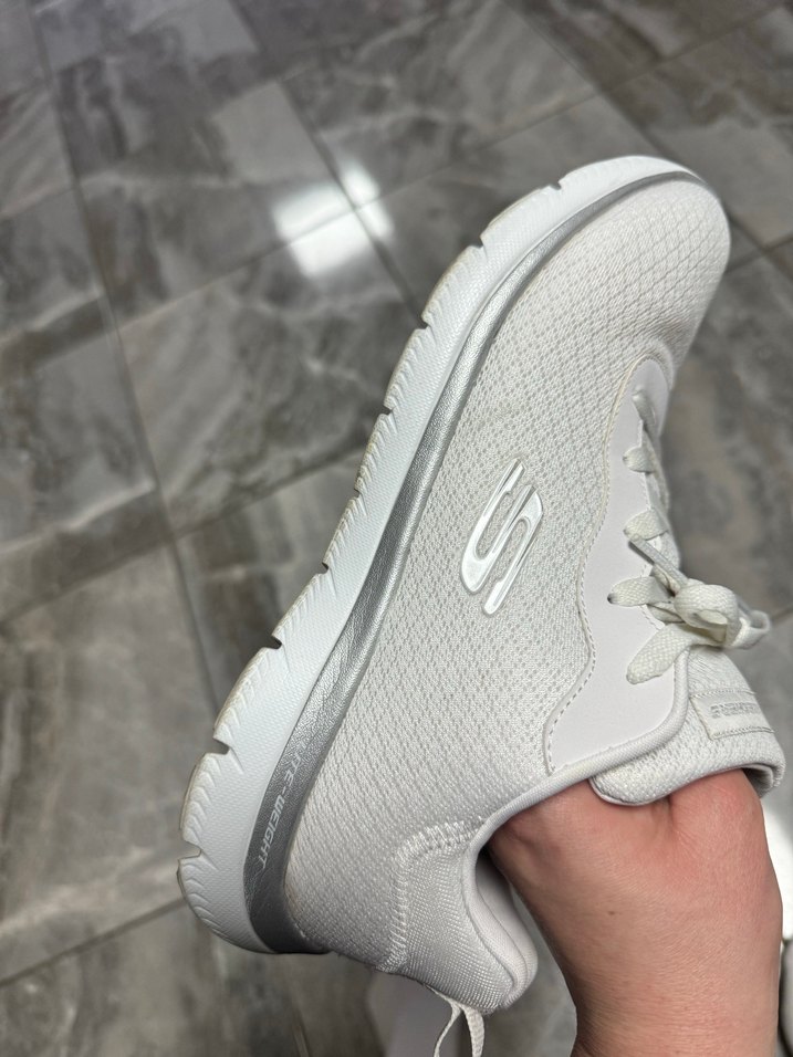 Skechers Beyaz Kadın Spor Ayakkabısı - Görsel 4