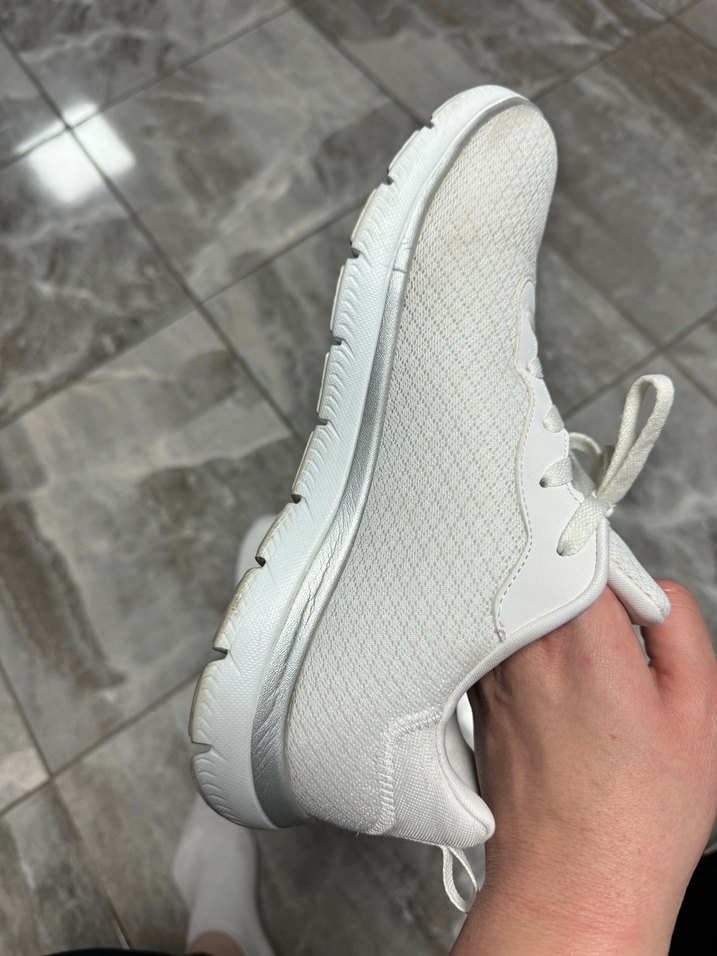 Skechers Beyaz Kadın Spor Ayakkabısı - Görsel 5