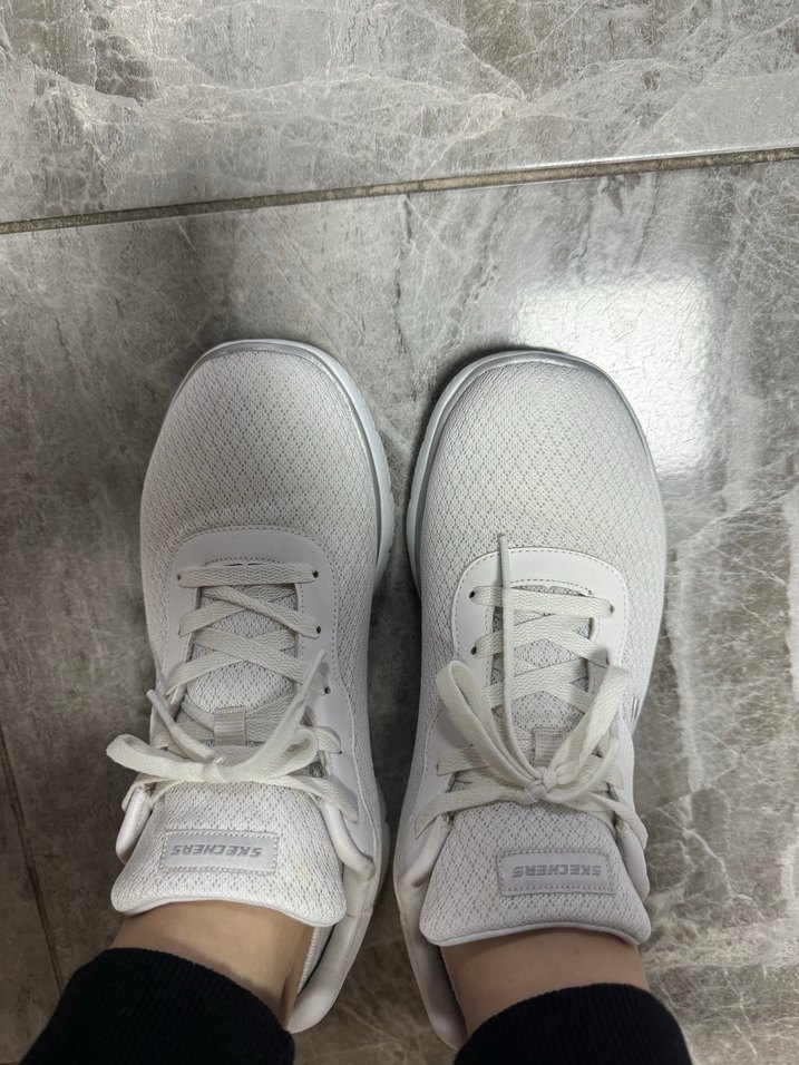 Skechers Beyaz Kadın Spor Ayakkabısı - Görsel 2