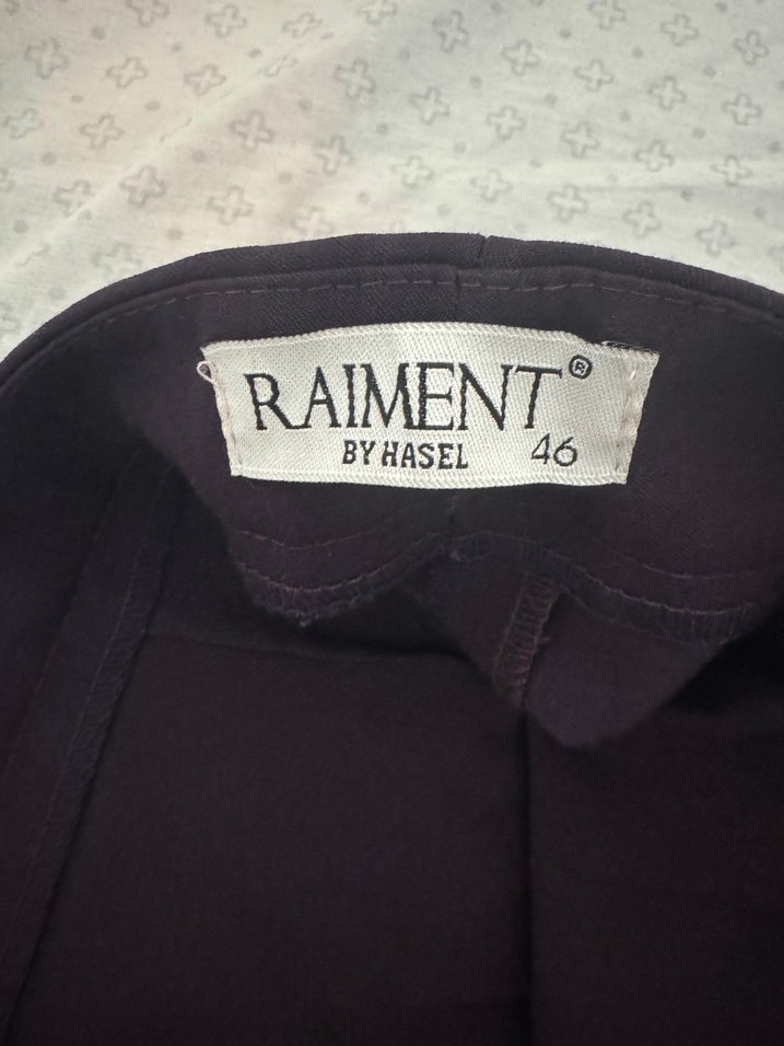 Kadın Mor Kumaş Pantolon - Düzenli Kesim - Görsel 4