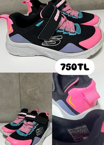 Kız Çocuk Renkli Spor Ayakkabı - Görsel 3