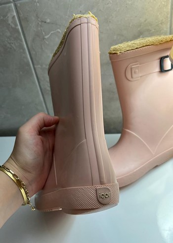 Pembe Tokalı Kız Çocuk Yağmur Çizmesi - Görsel 2