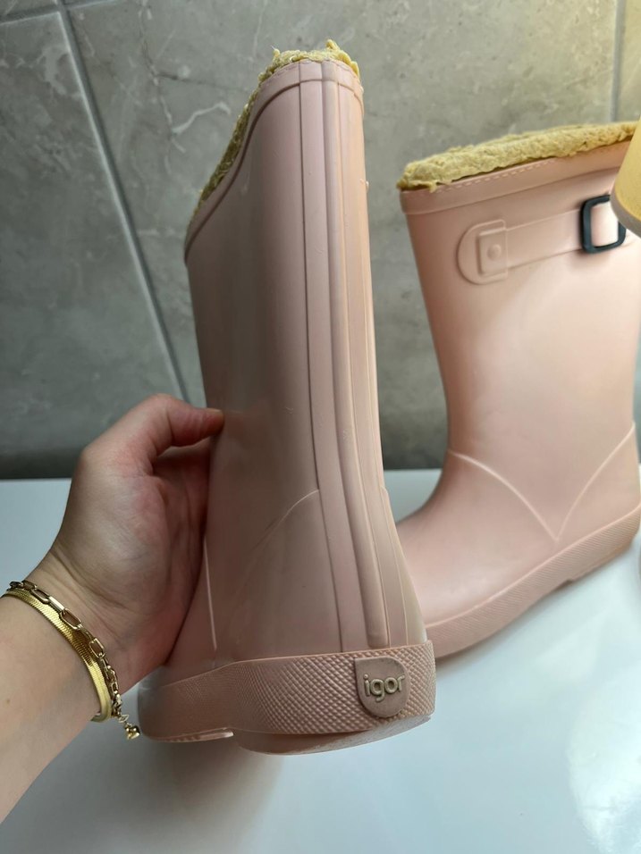 Pembe Tokalı Kız Çocuk Yağmur Çizmesi - Görsel 2