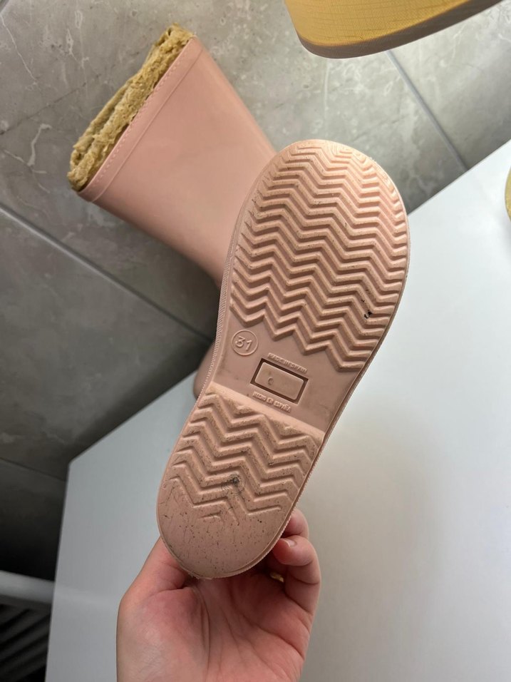 Pembe Tokalı Kız Çocuk Yağmur Çizmesi - Görsel 3