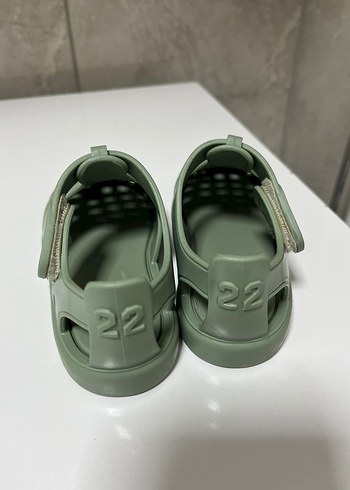 Yeşil Erkek Çocuk Cırt Cırtlı Terlik - Görsel 2