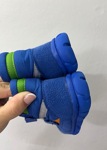 Mavi Erkek Çocuk Cırt Cırtlı Kauçuk Bot - Görsel 4
