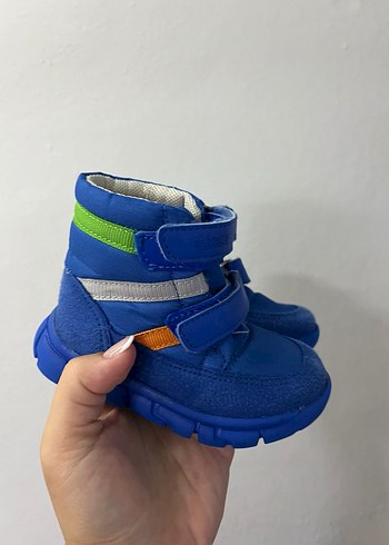 Mavi Erkek Çocuk Cırt Cırtlı Kauçuk Bot - Görsel 2