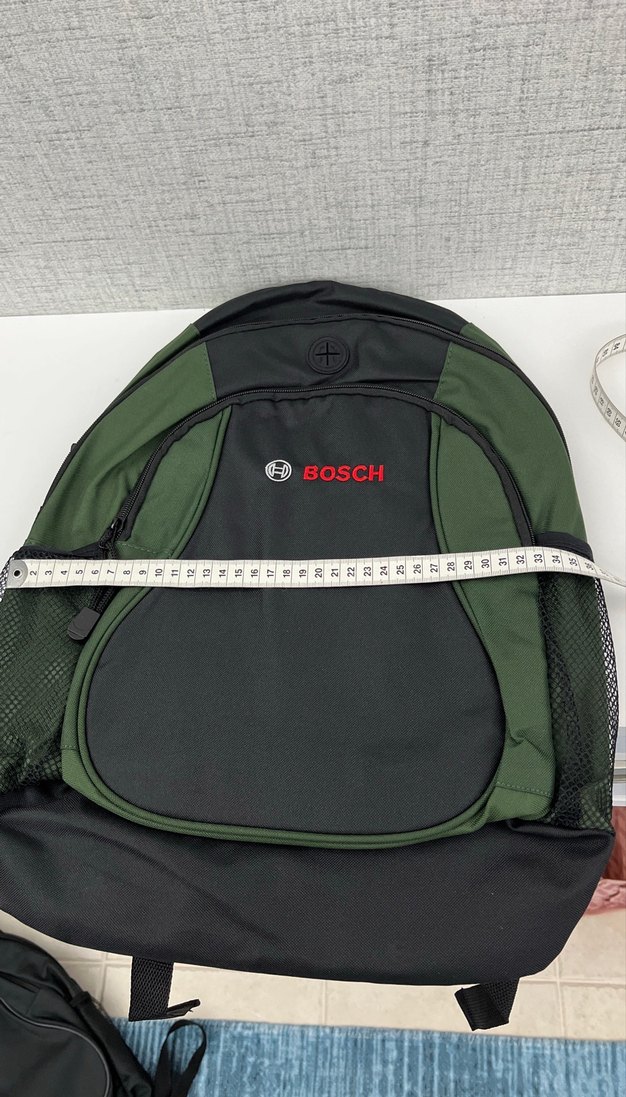 Yeşil Fermuarlı Bosch Erkek Sırt Çantası - Görsel 4