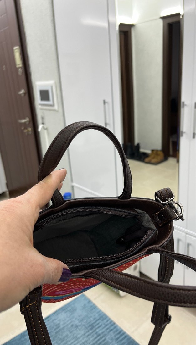 Renkli Bohem Kadın Çanta - Görsel 4