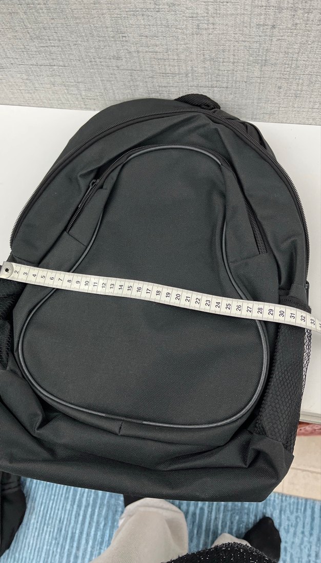 Fermuarlı Siyah Kadın Sırt Çantası - Görsel 4