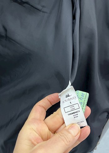 Kadın Siyah Midi Kışlık Şişme Mont - Görsel 5