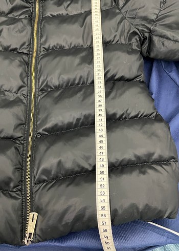 Kadın Siyah Midi Kışlık Şişme Mont - Görsel 7