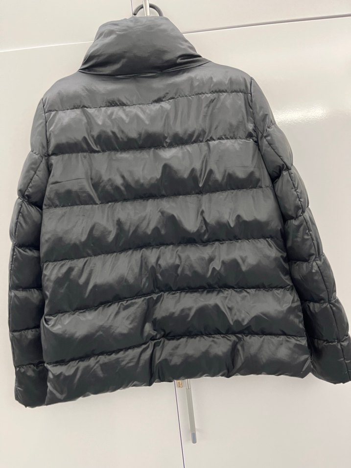 Kadın Siyah Midi Kışlık Şişme Mont - Görsel 4