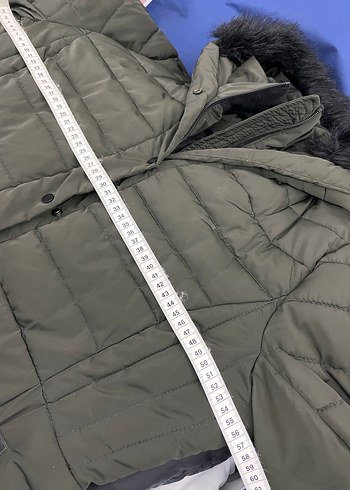 Kadın Midi Kış Montu Kürklü Kapüşonlu - Görsel 9