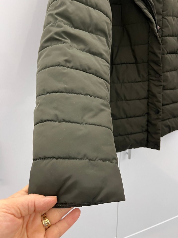 Kadın Midi Kış Montu Kürklü Kapüşonlu - Görsel 3