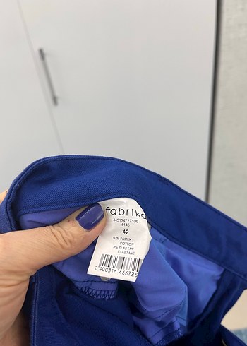 Mavi Denim Midi Kadın Pantolon - Görsel 5