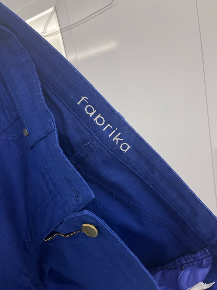 Mavi Denim Midi Kadın Pantolon - Görsel 4