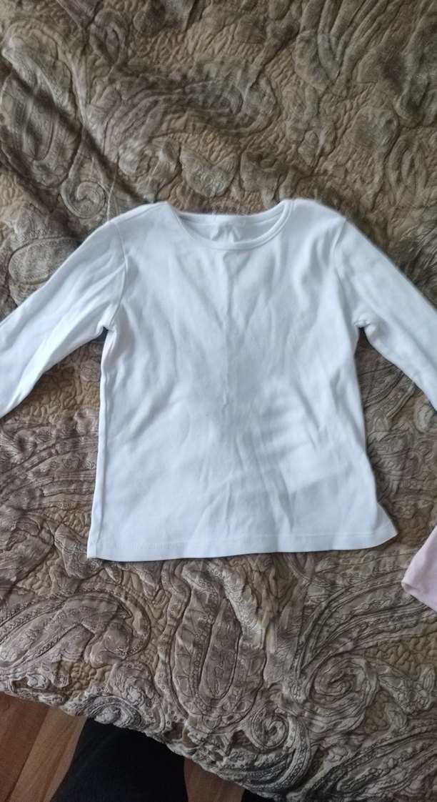 2 adet Beyaz ve pastel pembe çocuk içlikleri - Görsel 2